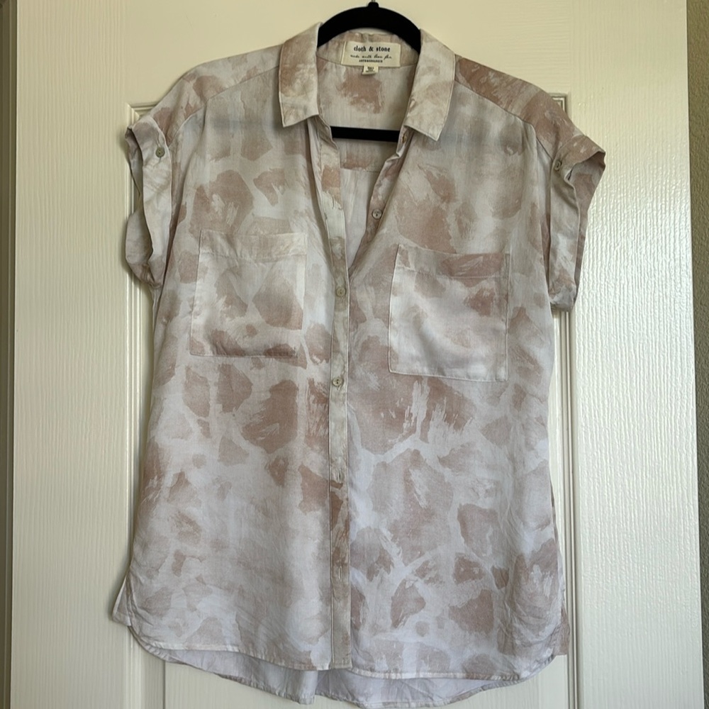 Anthropologie Maeve Button Up